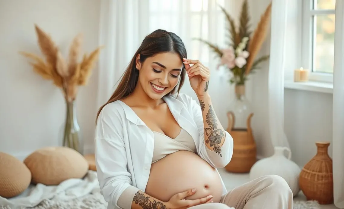 Henna w ciąży – czy można ją robić? Sprawdzamy brwi, rzęsy i włosy